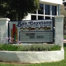 front view of San Cayetano Elementary School